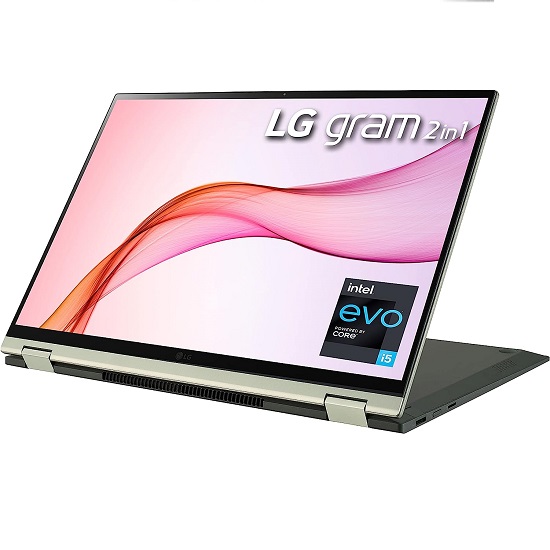 buy Computers LG Gram 16T90P 16in 2-in-1 Lightweight Laptop Core i7 16GB RAM 512GB SSD - click for details